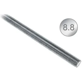 Vītņota stieņa M18x2.50x1m tērauds 8.8 cinkota DIN 975 VLG5156 Vapormatic
