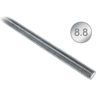 Vītņota stieņa M20x2.50x1m tērauds 8.8 cinkota DIN 975 VLG5157 Vapormatic