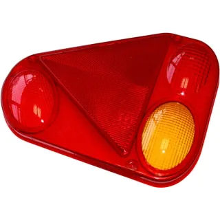 Light lens, amber/red rear/right VLC2304 Vapormatic Ifor Williams: P07990L