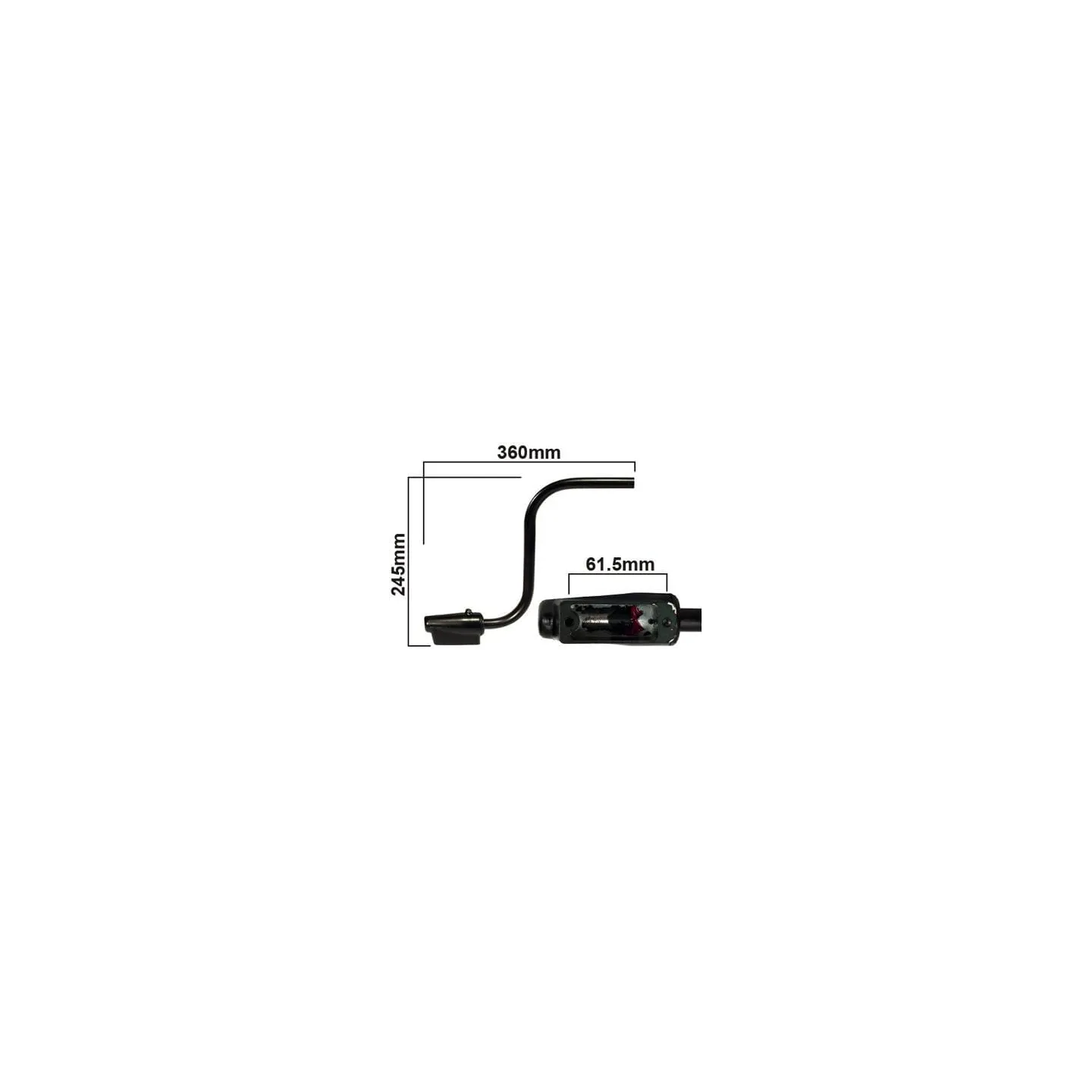Kabīnes spoguļa kronšteina roka VLD1104 Vapormatic