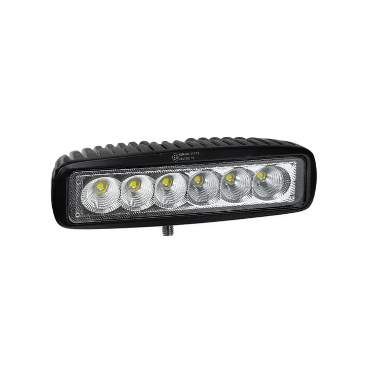 Darba gaisma LED, 3W, 1350lm, taisnstūra, 12/24V, caurspīdīga, 50x60x160mm, 6 LED's, VLC6138 Vapormatic
