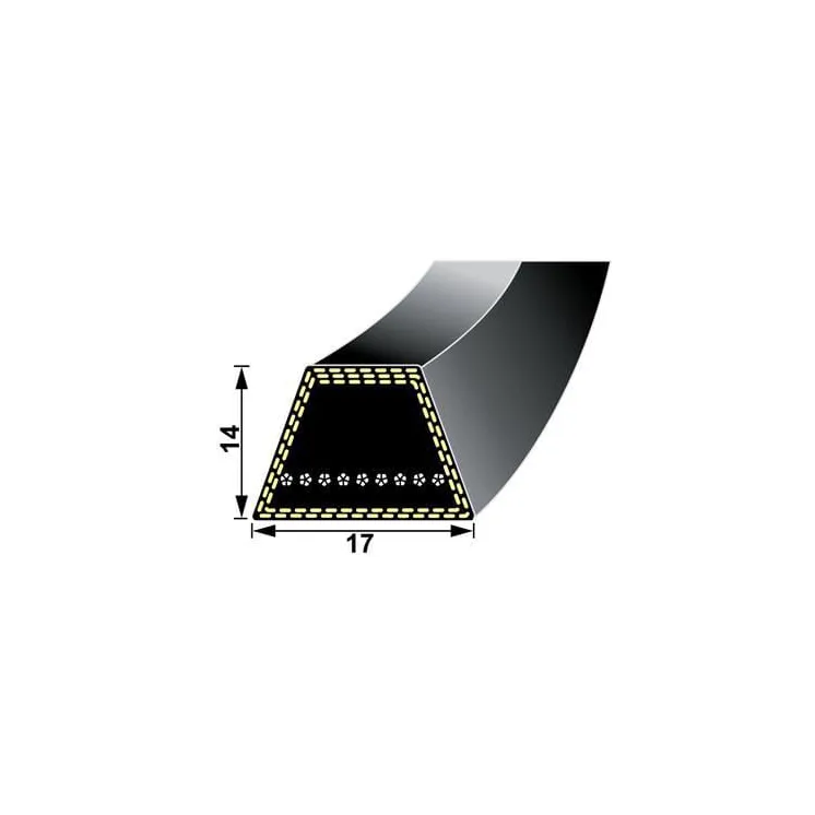 Siksnas komplekts VLM9806 Vapormatic Kuhn: 831.016.73