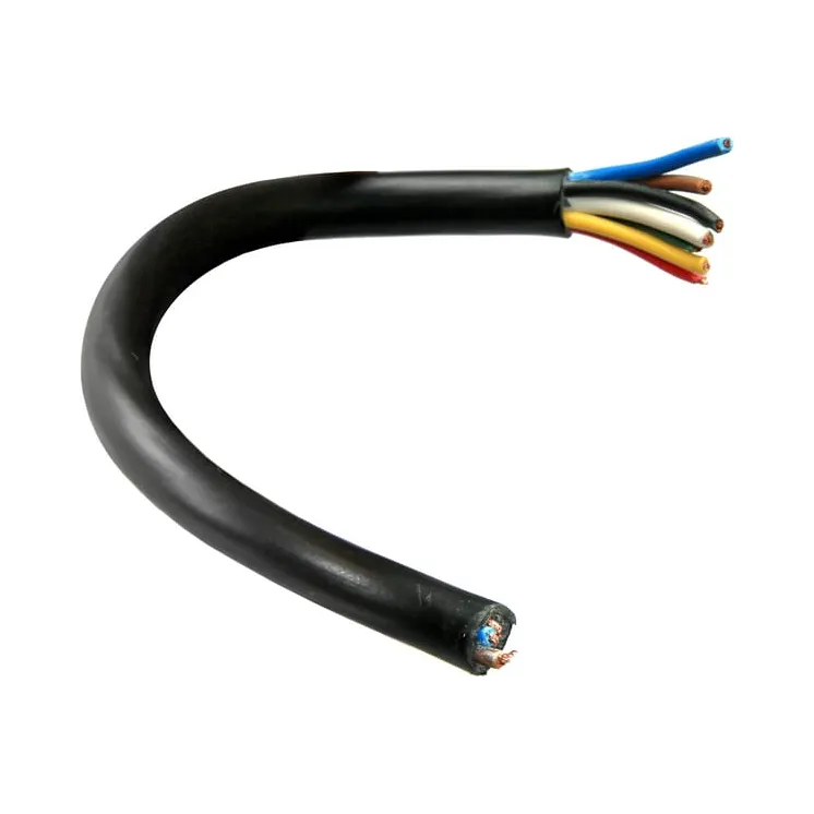 Kabelis 7 dzīslas 0.30mm²/1.50mm², melns, PVC, VLC2352 Vapormatic