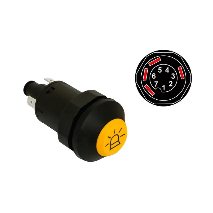 Rotating light push switch VLC2518 Vapormatic John Deere: RT7700028026
Renault: 7700028026
Renault: 7700007393