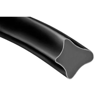 Black PVC glazing rubber VLD1215 Vapormatic