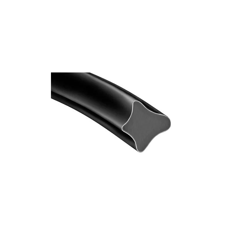 Black PVC glazing rubber VLD1215 Vapormatic