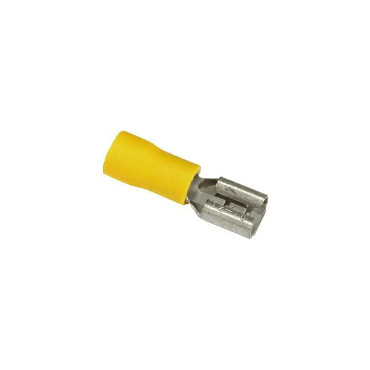 Terminālis ar asmeni, dzeltens, 4-6mm² 6.4mm (50x) VLC2442 Vapormatic