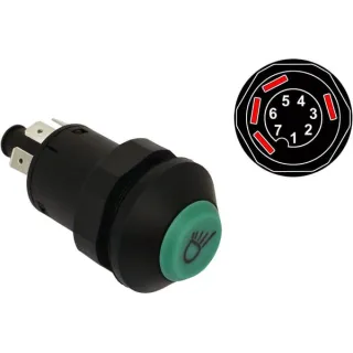Sānu gaismas pogas slēdzis VLC2524 Vapormatic Fendt: X830240357000
John Deere: RT7700030856
Renault: 7700030856
Renault: 7700