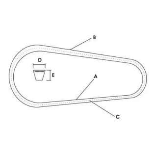 Drive belt set VLD4079 Vapormatic Deutz: 06228207
