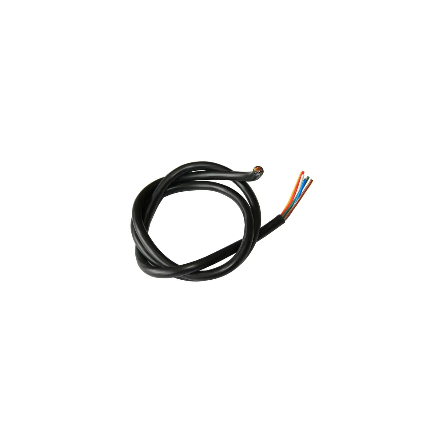 Kabelis 7 kodolu, 0.20mm²/1.50mm², melns, PVC VLC2351 Vapormatic