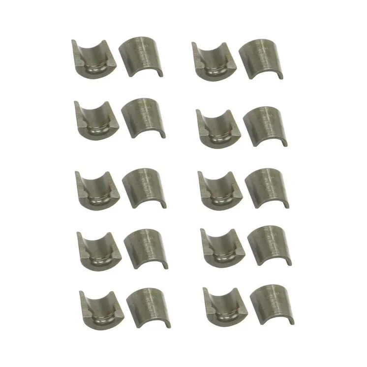 Vārsta collet pāris VPA2300 Vapormatic A & I: A-0230001
Ford Finis: 81745445
Ford New Holland: 957E6518
JCB: 02130068
Massey