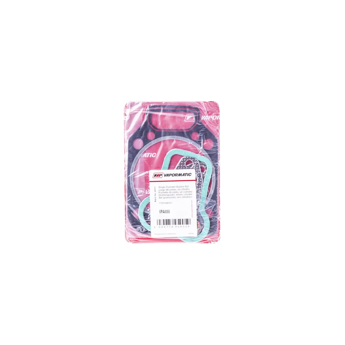 Single cylinder gasket set VPA4055 Vapormatic Renault: 7701456241