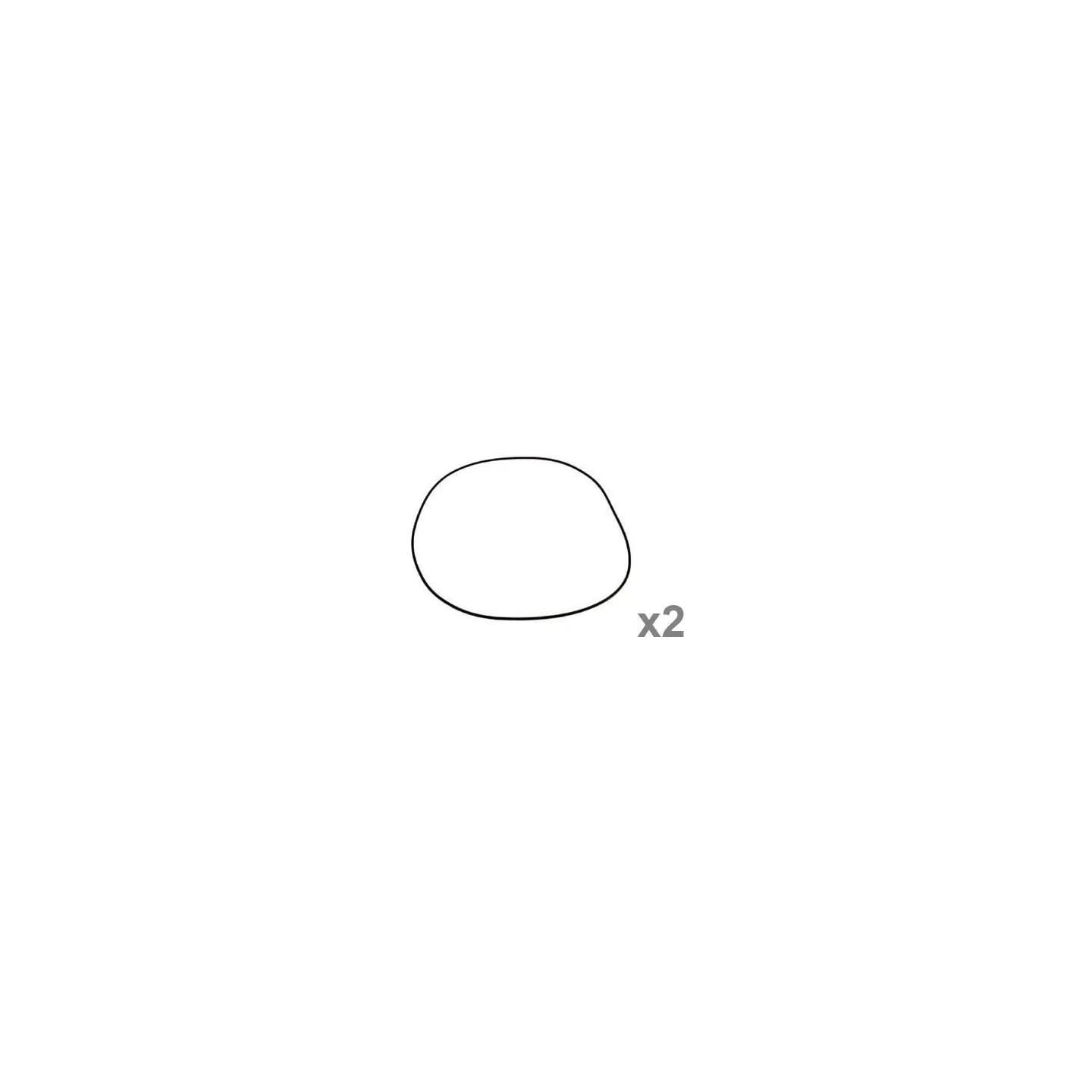 Trumpet housing gasket VPH2516 Vapormatic Ford Finis: 83997832
Ford New Holland: E9NN4N317AA