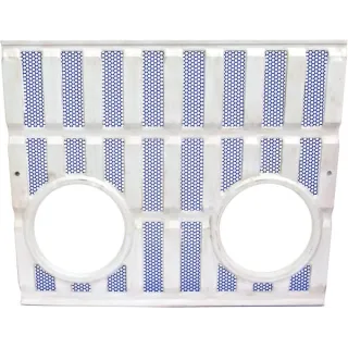 Lower front grille - with hole VPM1165 Vapormatic A & I: A-D1NN8151B
Ford New Holland: D1NN8151B
