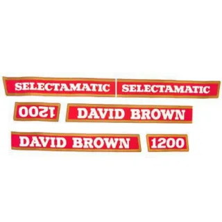 Emblem set - DB1200 VPM2035 Vapormatic Case International: K962148
Case International: K962149
Case International: K962150
Ca