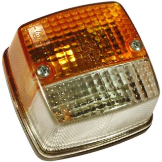 Direction and position light square, amber/white, bolt on, VPM3764 Vapormatic Case International: 44906471
John Deere: AL58739
