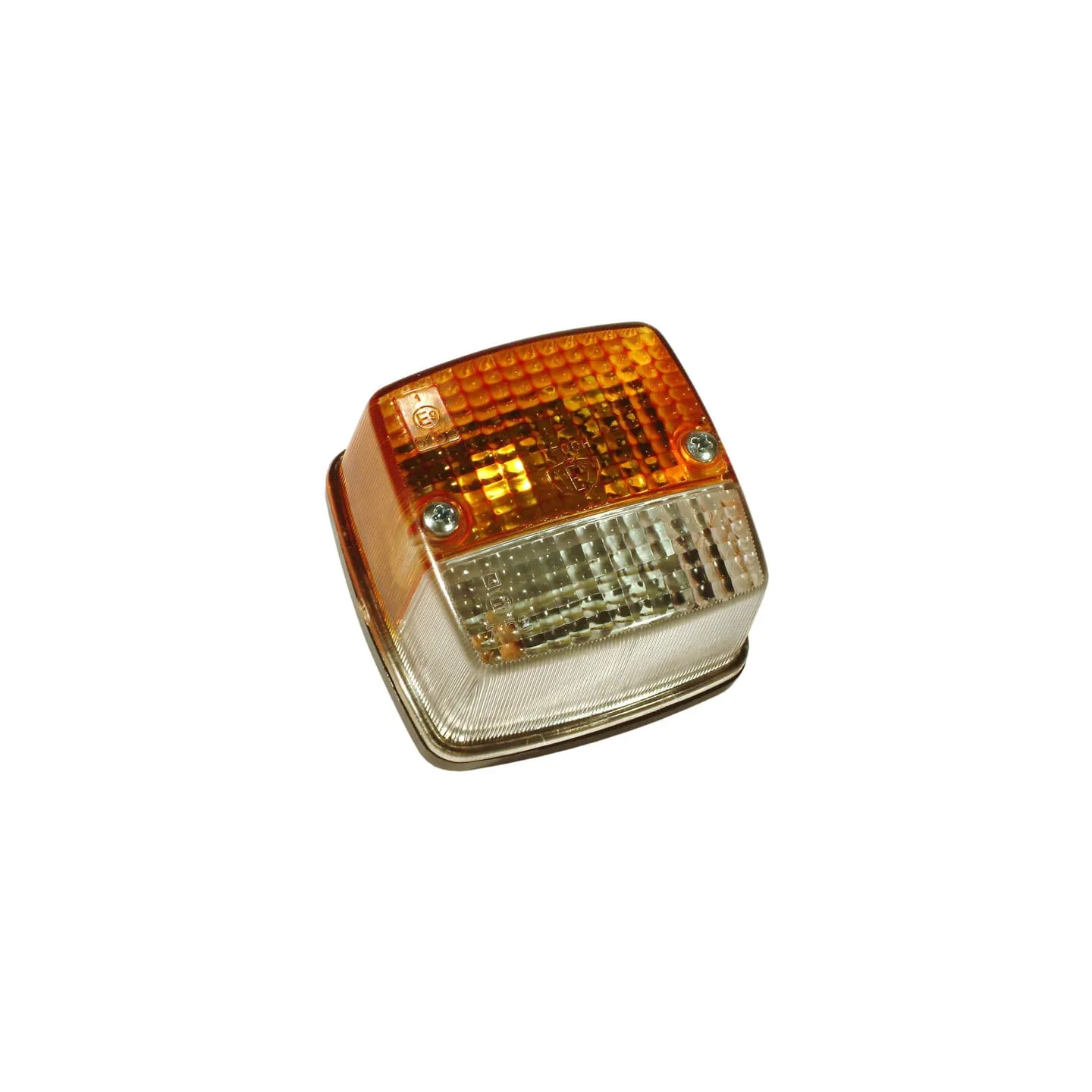 Direction and position light square, amber/white, bolt on, VPM3764 Vapormatic Case International: 44906471
John Deere: AL58739
