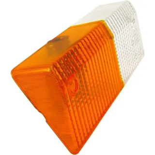 Light lens, amber/transparent right VPM3634 Vapormatic A & I: A-9933139
Case International: 9933139
Fiat: 9933139