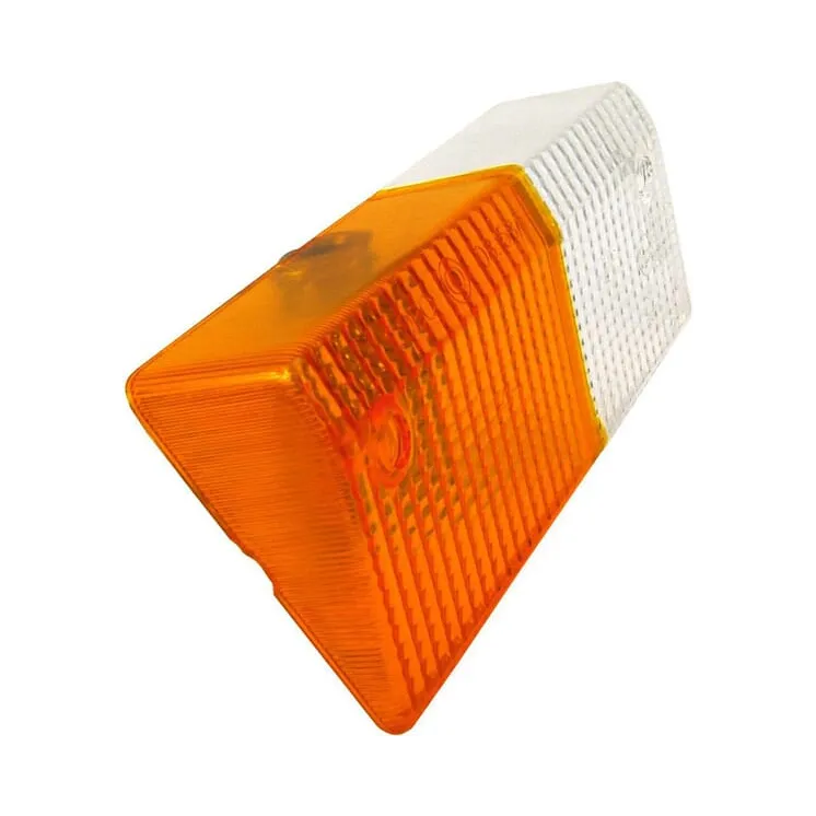 Light lens, amber/transparent right VPM3634 Vapormatic A & I: A-9933139
Case International: 9933139
Fiat: 9933139