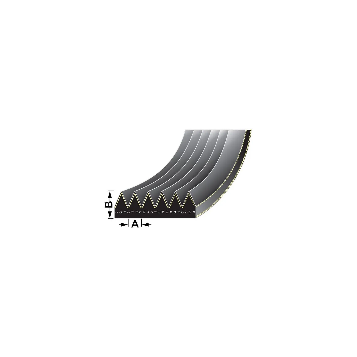 Siksna VPE6393 Vapormatic Massey Ferguson: 4350583M1