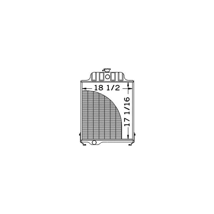 Radiator VPE3092 Vapormatic John Deere: AT20797