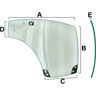 Door LH glass VPM7423 Vapormatic Case International: 87560786
Case New Holland: 87560786
Ford Finis: 87560786
Steyr: 87560786