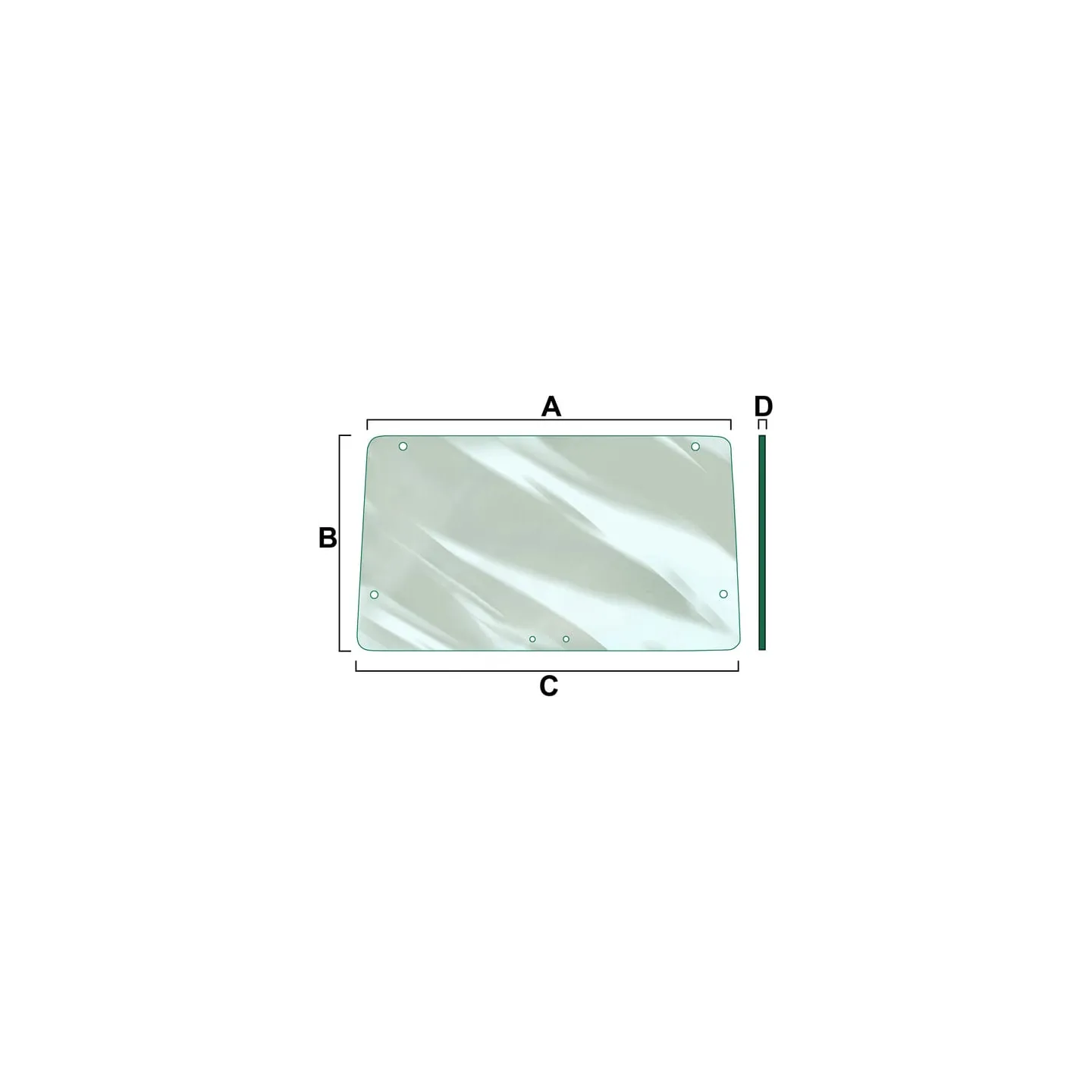 Glass VPM7117 Vapormatic A & I: A-E2NN9442006BA
Ford Finis: 83932033
Ford New Holland: E2NN9442006BA