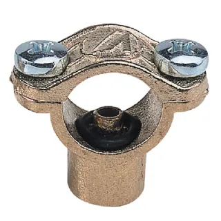Brass clamp for 1/2 tube with 1/4 BSP F 004215 Arag