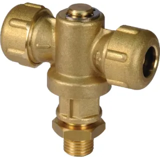 Nozzle holder 2-way brass 1/4M 0058320900 Arag