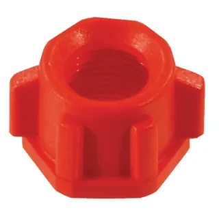 Nozzle cap, threaded, SW13, red, 20001003 Arag