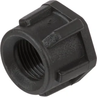Nozzle cap, threaded, SW13, black, 20001001 Arag 200010001 251032BL