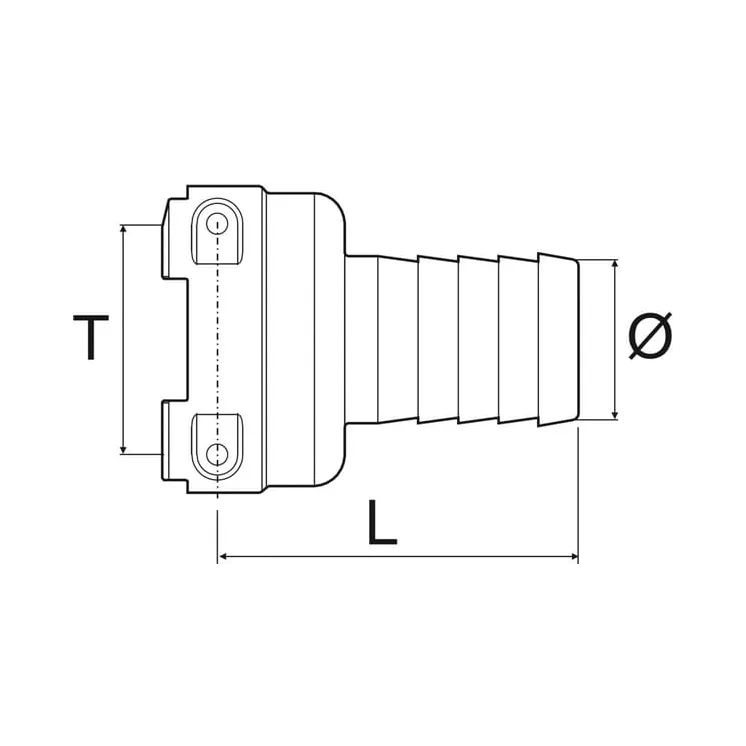 Adapteris T5M/ 1 Banjo 279154 Arag