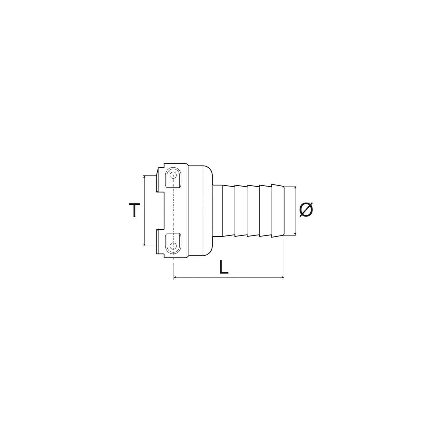 Adapteris T5M/ 1 Banjo 279154 Arag