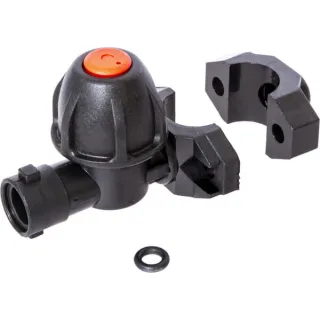 Nozzle Holder dcv ISO, Clamp 1/2 tube 402235 Arag