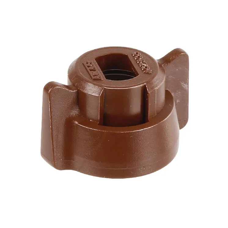 Nozzle cap, bayonet, SW8, brown, with gasket, 25 pack, 40290007P025 Arag