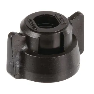 Nozzle cap, bayonet, SW10, black, with gasket, 25 pack, 40290201P025 Arag
