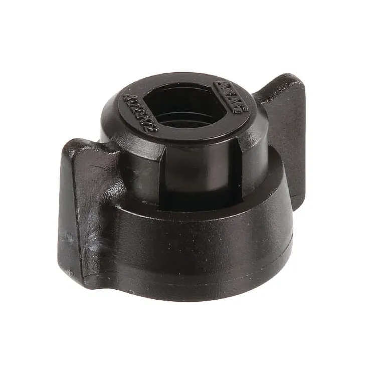 Nozzle cap, bayonet, SW10, black, with gasket, 25 pack, 40290201P025 Arag