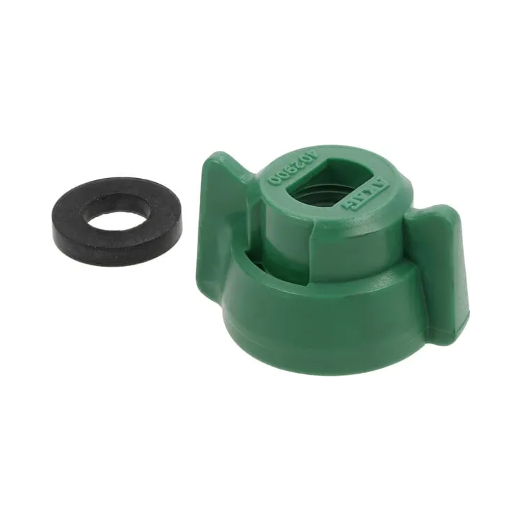 Nozzle cap, bayonet, SW8, green, with gasket, 25 pack, 40290005P025 Arag