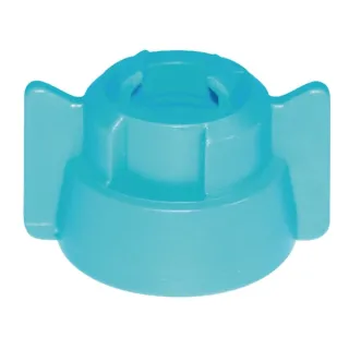 Nozzle cap, bayonet, SW10/8, blue, with gasket, 25 pack, 40299004P025 Arag