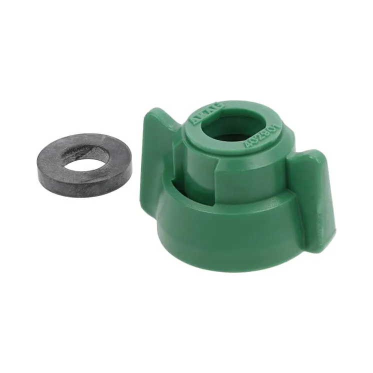 Nozzle cap, bayonet, SW11, green, with gasket, 25 pack, 40290105P025 Arag