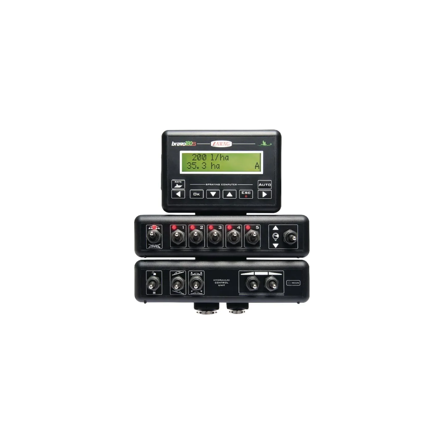 Izsmidzināšanas kontroles monitors Bravo 180S 5 sekcijas 467180553 Arag