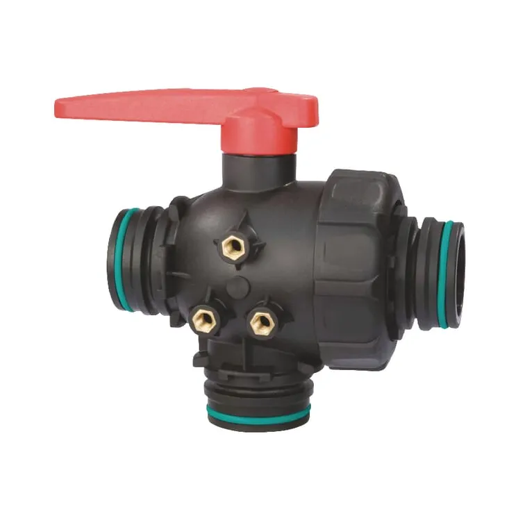 Ball valve T6 3-way, continuous 45534446 Arag