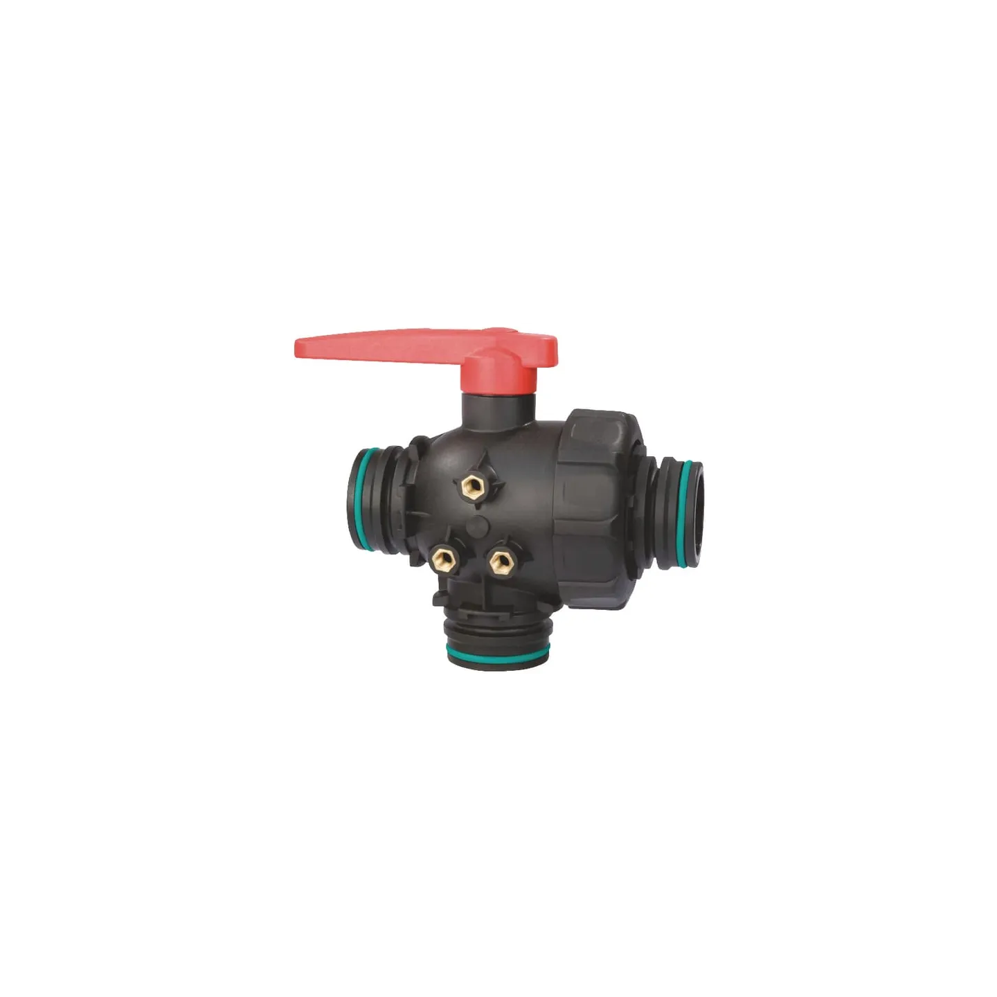 Ball valve T6 3-way, continuous 45534446 Arag