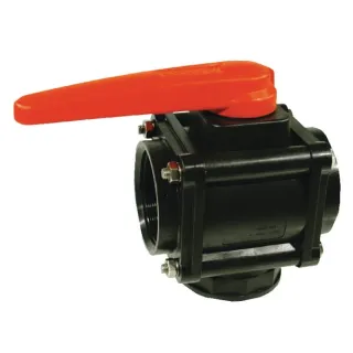 Ball Valve 3-Way 3 PP L 453027A99 Arag
