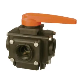 Ball valve 5-way 1 1/4 12bar 453055A55 Arag