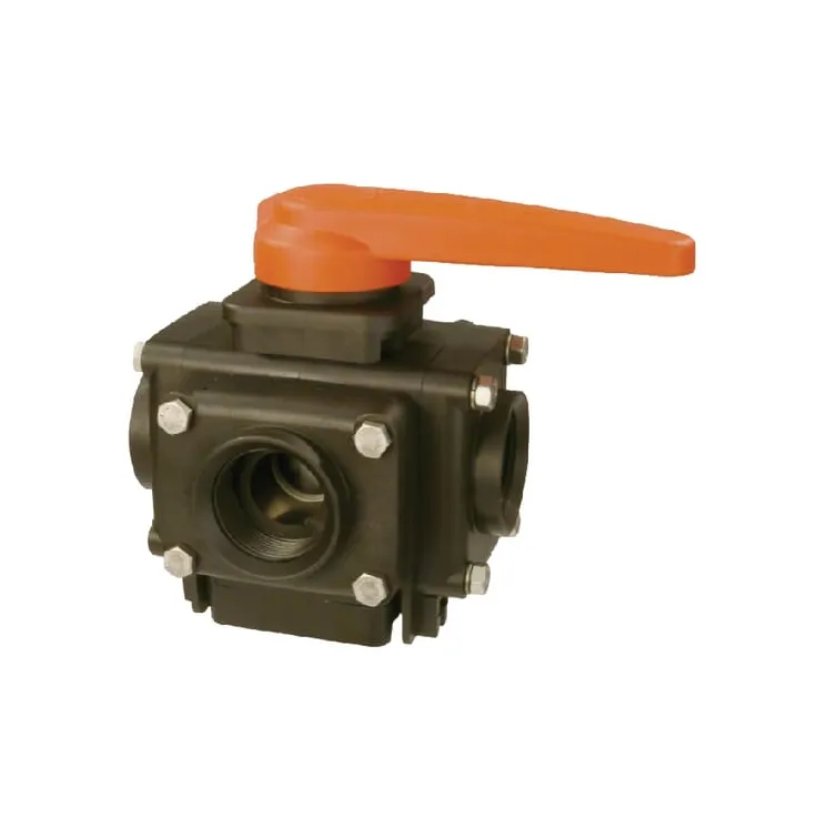 Ball valve 5-way 1 1/4 12bar 453055A55 Arag