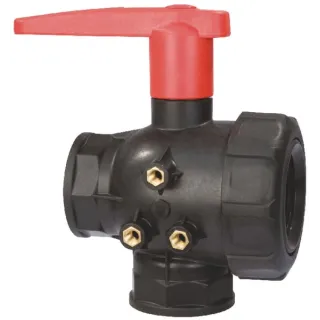 Ball valve 2 - interrupted, long handle 3-way 45521117A Arag