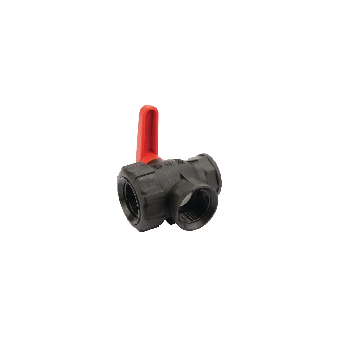 Ball valve 1 1/4 Viton seal 3-way 45531115V Arag