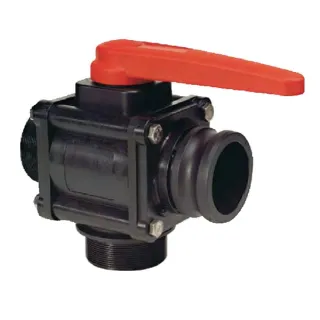 Ball - valve 3 ways 1 1/2 M 453025H66 Arag