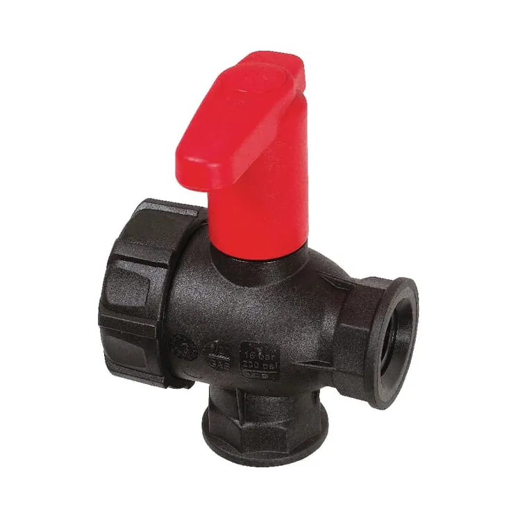 Ball valve 1/2 - interrupted, long handle 3-way 45521112A Arag